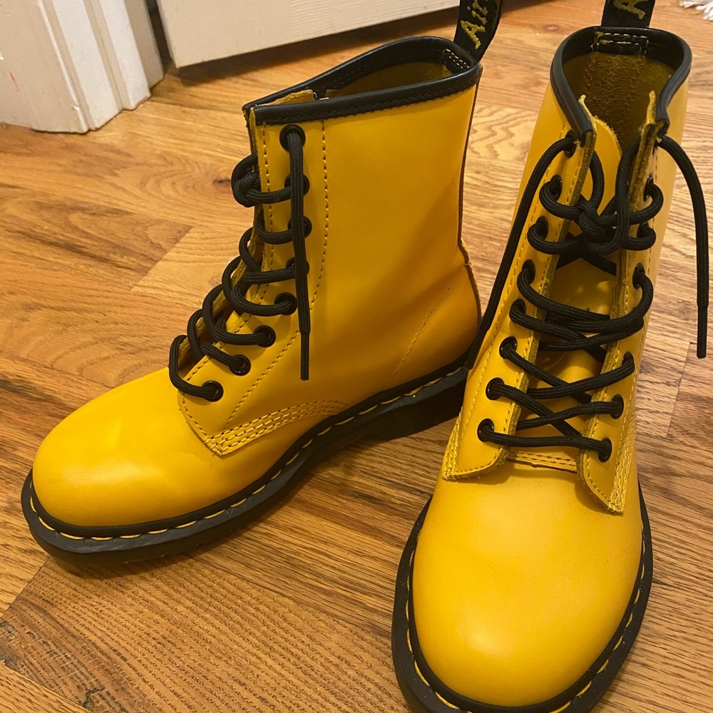 Yellow Dr. Martens